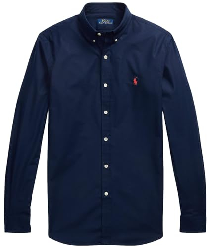 Polo Ralph Lauren Mens Oxford Shirt, Ralph Lauren Navy, XL