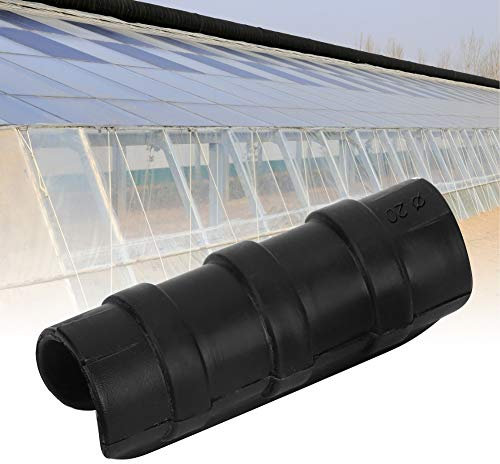 Clips de Invernadero, Clips de Jardín 50 Piezas Edificios Jardín Negro Tono Plástico Clamp Pinza Napu (8 cm)