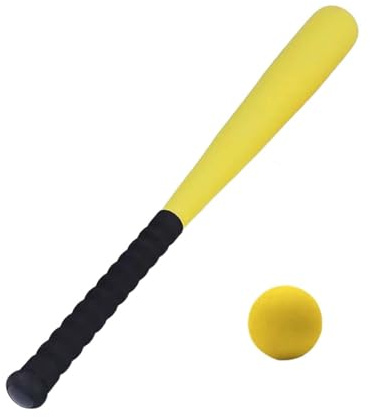 Qraatosi Set de Béisbol Infantil de Espuma, Compuesto por Pelota. Apto para Niños Y Niñas. Material EVA Ligero, 63,5 Cm de Largo.