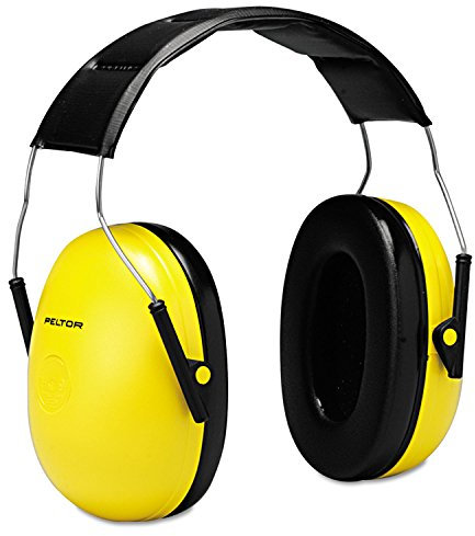 3M Peltor Optime - Protector auditivo personal - Hearing Protector Earmuffs - Amarillo - Mujeres - Adultas