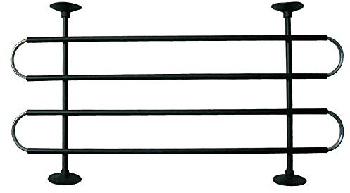 Croci Galway - Divisorio auto per cani tubolare 2 Traverse, Universale, Divisorio Auto Regolabile, Metallo Robusto, 83-140x40-79 cm