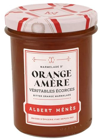 Marmelade d'Orange Amère Ecorces Fines - Parfum Exceptionnel en Bouche - Idéale sur du Pain - 280g - ALBERT MÉNÈS