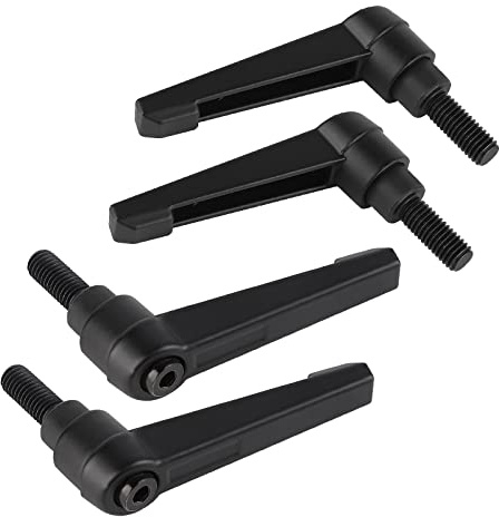 efuturetime® 4PCS Poignées de Serrage Réglables M8, Poignée de Levier de Serrage Rapide en Acier avec 20mm Goujon