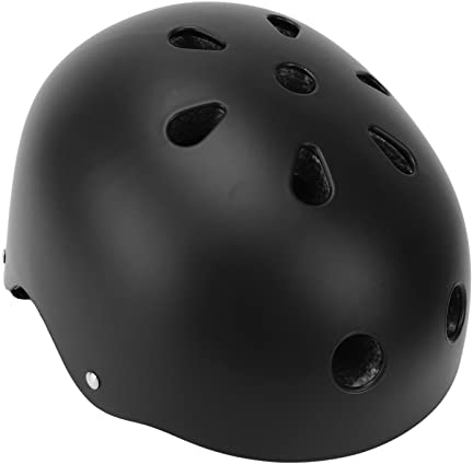 Tbest Skaterhelm, Skateboard Helm Fahrradhelm EPS-Stoßdämpfung Skating-Roller-Helm Multisport-Helm Verstellbarer Elektroroller Schutzhelm für Kinder und Erwachsene (L)