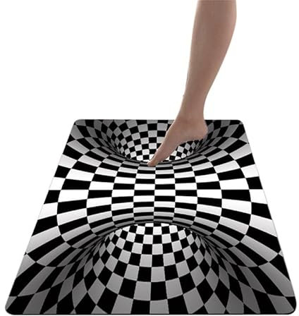 3D Visual Trap Diatomita Estera Suave Baño Mojado y Seco Área de Separación Estera de Piso Antideslizante a Prueba de Moho Ducha Estera de Baño