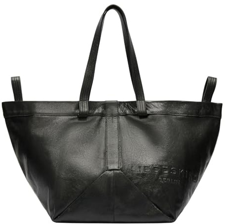Liebeskind Elvira Shopper, S, Svart lamm L, Small