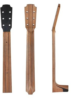 professionell gitarrhals Akustisk Gitarrhals Mahogny Färgad Svart Fem Trollsträngar Lång Material Som Används För Att Tillverka Gitarrtillbehör