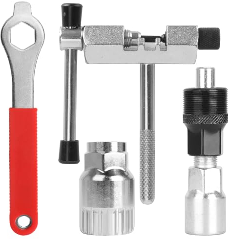 Fahrrad Kurbelabzieher und Tretlager Werkzeug mit 16 mm Schlüssel Fahrrad Kurbel Werkzeug Set, Professionelle Fahrradreparaturwerkzeug Geeignet zum Entfernen der Fahrradkurbel