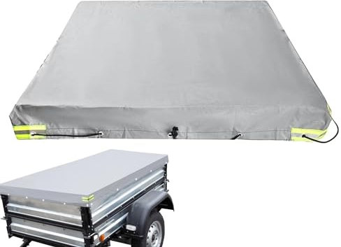 Telone per rimorchio, Oxford 420D, resistente ai raggi UV, resistente ai raggi UV, copertura antivento, telo per veicoli, automobili, rimorchi di trasporto