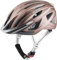 ALPINA HAGA - Stoßabsorbierender, Sicherer & Optimal Anpassbarer Urban Fahrradhelm Mit Integriertem LED-Licht Für Erwachsene, Rose matt, M (55-59 cm)