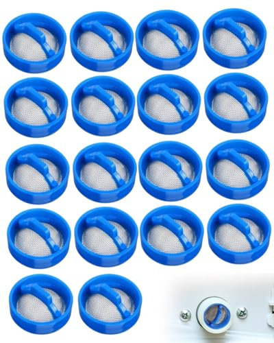 KGDUYC 20Pcs Washer Water Inlet Valve Waschmaschinenfilter Wassereinlassventil Waschmaschinen-Filterschlauch, Waschmaschinenzubehör mit Siebfilter Waschmaschinen-Schlauchfilter