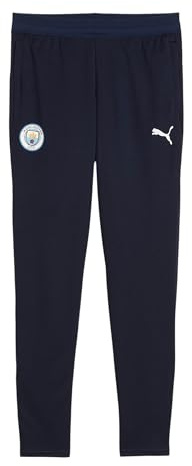 PUMA Manchester City FC Kids' Training Pants with Pockets 25/26, Blue (Deep Navy), 164
