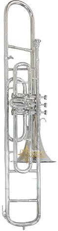 Valve Trombone Brass Instrument with Smooth Slide Action, Durable Construction, and Rich Sound for Musicians of All Levels.