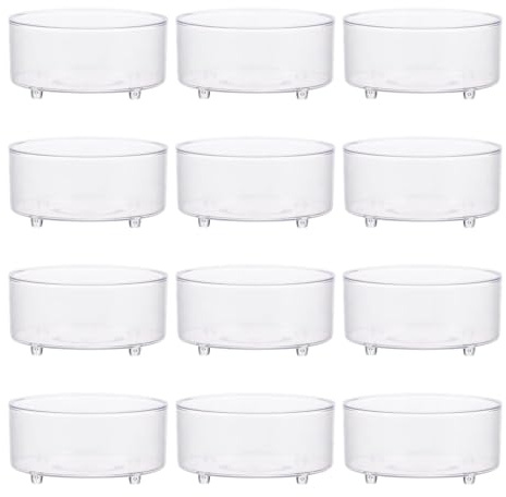 DECHOUS 30 pièces Lot Bols Transparents pour Reptiles Gamelles Eau et Nourriture Anti-Renversement pour Terrarium et Tortues