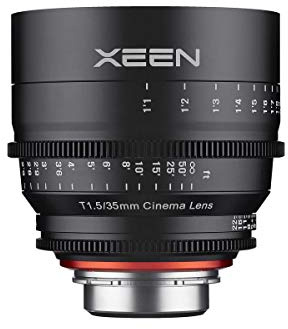 Rokinon Xeen XN35-C 35 mm T1.5 Professional Cine Objektiv für Canon EF (schwarz)