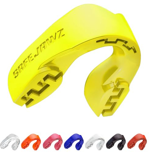 SAFEJAWZ Protector bucal Adultos y niños para Todos los Deportes de Contacto, incluidos Rugby, MMA, Artes Marciales de Kickboxing, Judo, Hockey y Boxeo