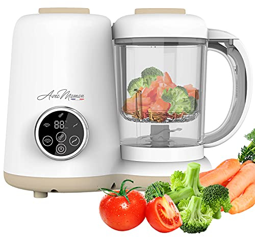 Baby Chef - Robot Bébé 4 en 1 - Cuiseur Vapeur - Mixeur - Chauffe-Biberon