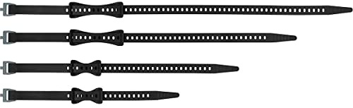 SEA TO SUMMIT Stretch-Loc Set 20 mm 4 Pack Accessories, Adult Unisex, Black (Black), One Size