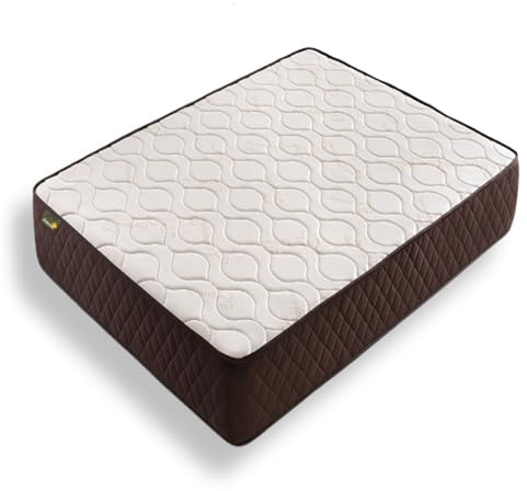 DESCANSIN - Colchón Firmeza Muy Alta para Dolores de Espalda | Colchón Viscoelástico Transpirable | Matrimonio o Cama Individual | Colchones Antiácaros, Anti Alérgico y Anti Bacterias (135x190)