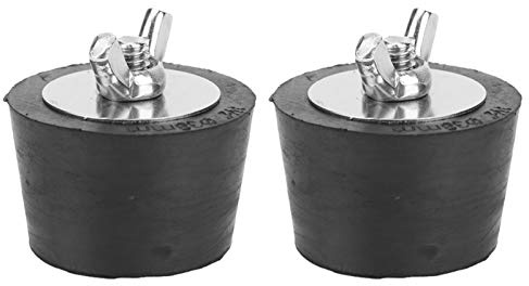 Tapones de Invierno para Piscinas, 63 mm / 2,5 Pulgadas Tapone de Goma para Piscina Skimmer Tapón de Invierno de Expansión de Goma Tapones de Hibernación para Piscinas (38mm/1,5in*2Pcs)