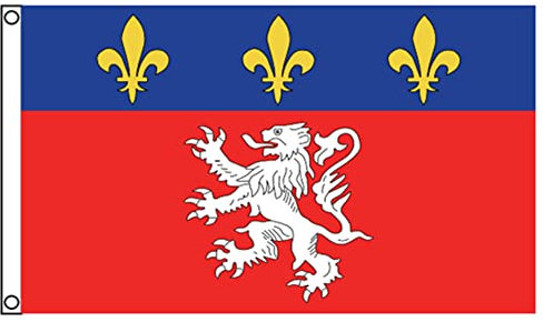Stormflag Drapeau Province du lyonnais 90x150cm Drapeau de Lyon 3x5ft en polyester 90g avec œillets et Double couture
