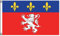 Stormflag Drapeau Province du lyonnais 90x150cm Drapeau de Lyon 3x5ft en polyester 90g avec œillets et Double couture