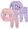 Little Girls Unicorn Pyjamas Sets Cotton Long Sleeved Christmas Pjs for Kids Pajamas 3-8 Years Sleepwear - 4-Piece