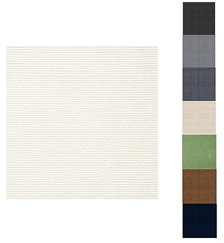 Självhäftande mattplatta, 10 st 30 x 30 cm, lätt att ta bort och sätta fast golvplattor, golvmattor, golvplattor, slitstark halkfri golvbeläggning, bitumen baksida – 0,9 m² (beige)