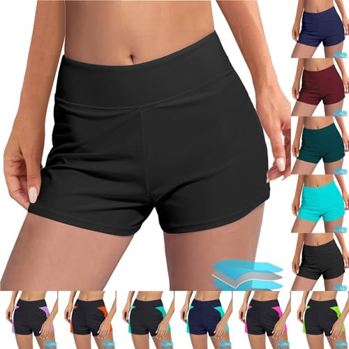 Maillot de Bain Menstruel Culotte Menstruelle Fuite Menstruation Bas de Bikini Femme Short de Bain Absorbant Short de Bain Taille Haute Maillot Menstruel