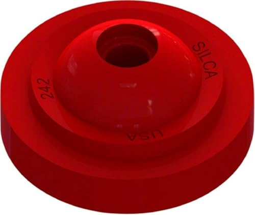 SILCA Guarnizione in elastomero Presta Chuck 242 | Adatto a tutte le teste Presta a campana | Guarnizioni in elastomero di ricambio | Pompa Guarnizione Rondella di Tenuta