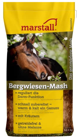 marstall Premium-Pferdefutter Bergwiesen-Mash, 1er Pack (1 x 12.5 kilograms)