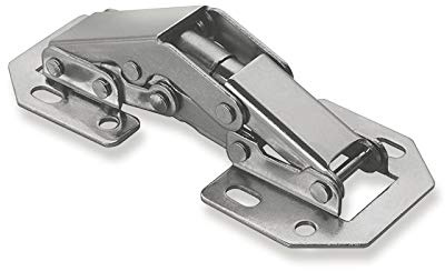 4 x SOTECH Aufschraubscharniere 77,4 x 32,8 mm Gelenkscharnier Scharnier mit Feder