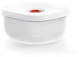 Guzzini - SAVE IT Contenitore Sottovuoto Basso (S) - Bianco, 12,5 x 12,5 x h7 cm | 450 cc - 11850011