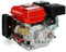 EBERTH 6,5 PS 4,8 kW Benzinmotor Standmotor Kartmotor mit Reduktionsgetriebe 2:1, E-Start, Benzin Motor, 19,05 mm Ø Welle, Ölmangelsicherung, 4-Takt, 1 Zylinder, 196 ccm, Antriebsmotor mit Getriebe