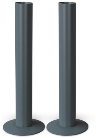 UK Radiators Anthracite Radiator Pipe Sleeve - Matte Anthracite Finish - 130mm Brass Pipe Sleeves - Perfect Addition to Any Interior Design