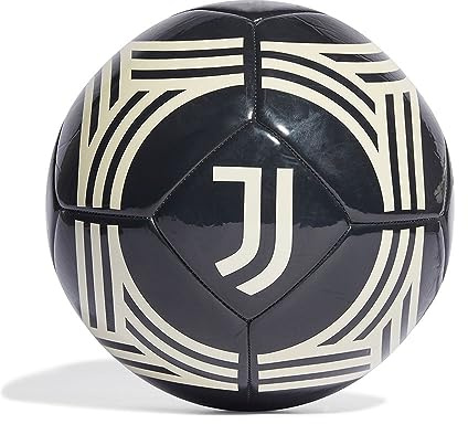 adidas Unisex Ball (Cucitura a macchina) Juve CLB 3Rd, Nero, IA0926, 5