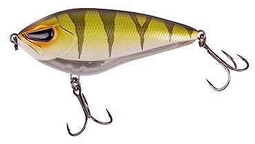 ZECK - Hardbait, Kunstköder, Jerkbait - Rogue Glider 8 cm | 1 m S - Perch
