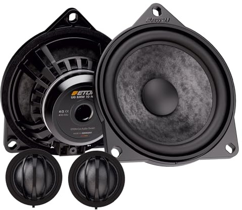 ETON UG-BMW10NU - Sistema di componenti Plug & Play di alta qualità da 10 cm, compatibile con veicoli BMW e Mini, sistema audio per montaggio portiera (N-cesto), 1 paio