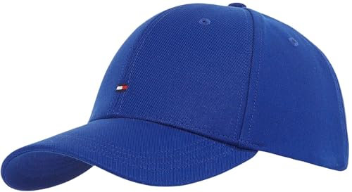 Tommy Hilfiger Men’s Flag Cotton 6 Panel Baseball Cap, Blue (Wedge Blue), One Size