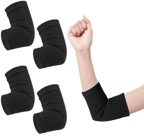 ZBHDEYG 2 paia di protezioni per gomiti sportivi, traspiranti e traspiranti, per gomiti a maglia, altamente elastici, adatti per diverse attività all'aperto