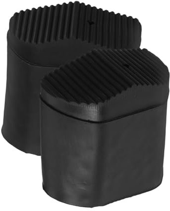 EXHUMKY 2 Piezas De Alfombrillas Plegables Para Escaleras, Protectores Para Pies De Cama, Fundas Tejidas Para Pies De Mesa Y Silla, Almohadillas De Goma Para Pies De Escalera, Cuñas,