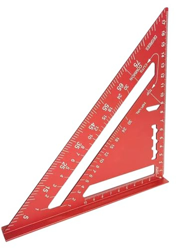 Triangellinjal av aluminiumlegering Mätvinkel för snickeri och