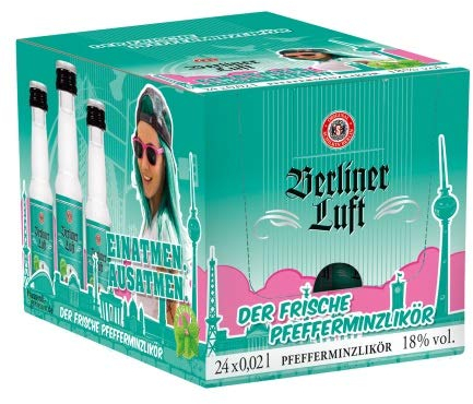 Berliner Luft Pfefferminzlikör 18% vol. 480ml