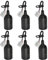 6 Stück E27 Ersatzfassung 4A 250V Lampenfassung mit Kabel (max.60W) Schwarze Renovierfassung Baustellenfassung
