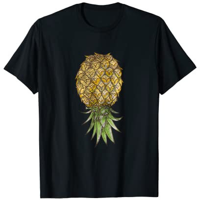 Homme Balançoire à l'envers en forme d'ananas pour garçons et filles T-Shirt
