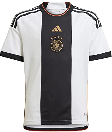Germany Jungen Sæson 2022/23 officiel hjemmetrøje Trikot, Weiß, 164 EU
