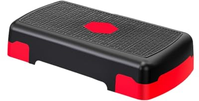 Stepper aeróbic - Plataforma de entrenamiento ajustable antideslizante | 3 niveles de altura ajustable, compacta, para cardio, entrenamiento de fuerza y gimnasio