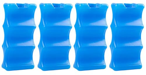 Abaodam 4pcs Breast Milk Ice Packs Lightweight Design for Breastfeeding Moms Keeps Milk Fresh for Hours Coolers Lunch Bags and Transport