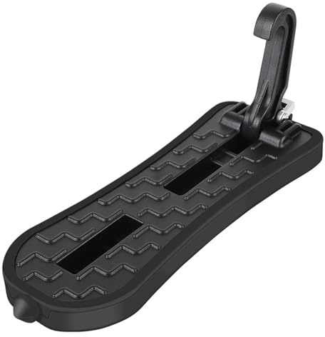 estribo vehículo escalera techo coche Pedal de paso para portaequipajes de techo de coche, rompeventanas de emergencia, pestillo multifunción para puerta extendida, gancho auxiliar, pie plegable(B)