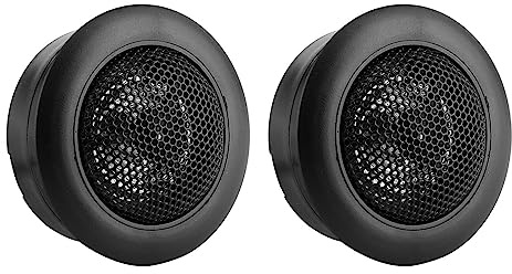 Altavoces para Automóvil Tweeter de Alta Potencia Reproductor de Audio Pequeño Universal de 120 W para Todos los Sistemas de Audio para Automóviles, 2 Parlantes para Automóviles Pequeños